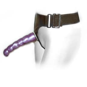 BAILE - LILAC FEMALE ANAL AND VAGINAL HARNESS GPOINT 17 CM - Image 2