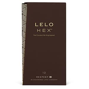 LELO HEX Respect XL kondomer 12-pack – extra stora