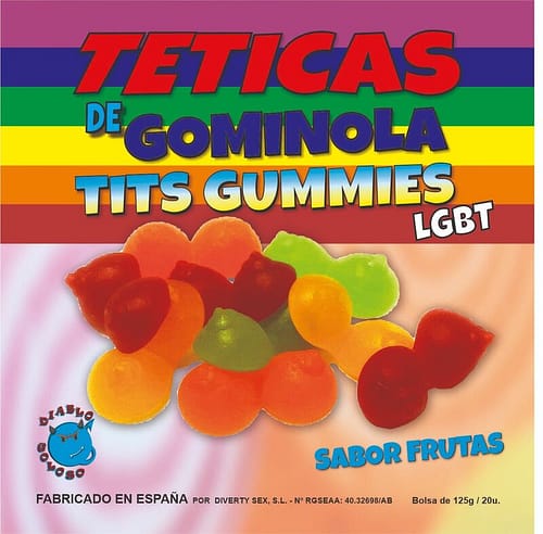 DIABLO GOLOSO - BLANDADE GLITTRIGA GUMMITÅRAR