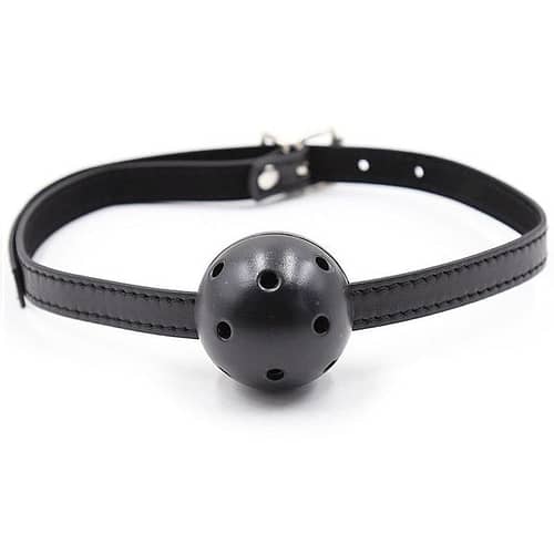 OHMAMA FETISH - MUNKAVLE MED BOLL OCH VENTILER