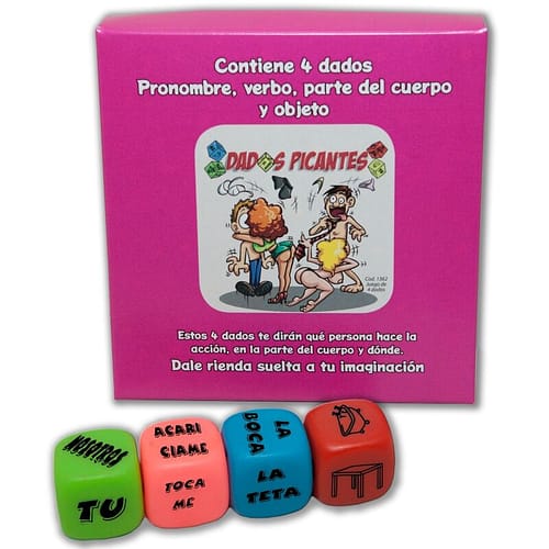 DIABLO PICANTE - 4 TÄRNINGSSPEL MED PRONOMEN, VERB, KROPPSDEL OCH PLATS