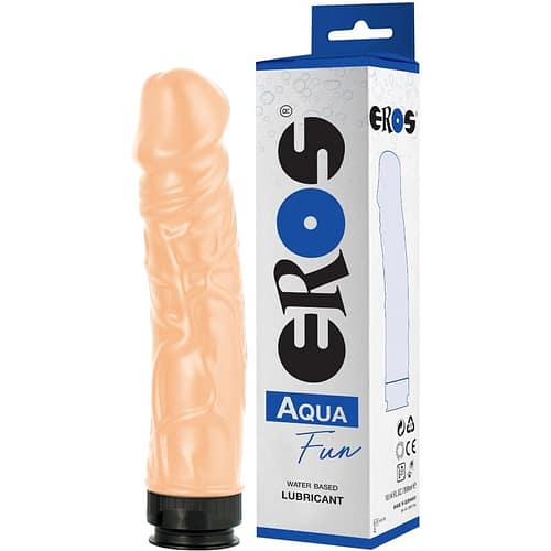 EROS - AQUA FUN DILDO OCH VATTENBASERAT GLIDMEDEL