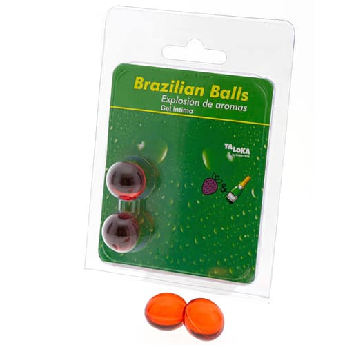 TALOKA - 2 BRASILIANSKA KULOR JORDGUBBAR CHAMPAGNE INTIMGEL