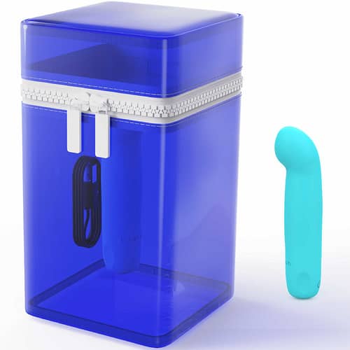B SWISH - BCUTE CURVE INFINITE CLASSIC LIMITED EDITION BLÅ UPPLADDNINGSBAR VIBRATOR I SILIKON