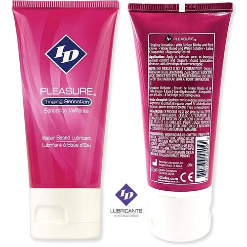 ID PLEASURE - VATTENBASERAT GLIDMEDEL MED PRICKIG KÄNSLA RESETUB 60 ML