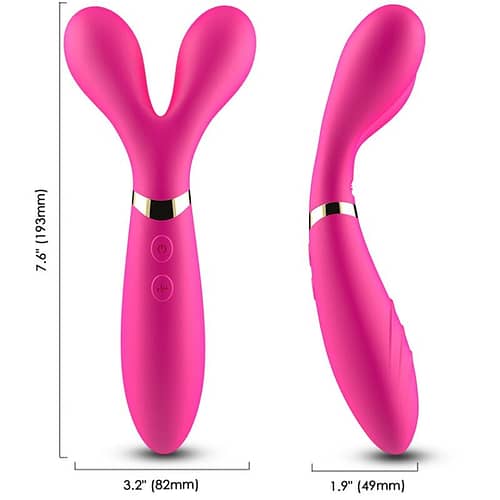 ARMONY - Y-WAND MASSAGER  VIBRATOR DOUBLE HEAD FUCHSIA