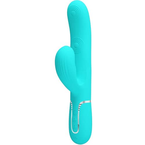PRETTY LOVE - PERLITA MULTIFUNKTION 3 I 1 G-PUNKTSVIBRATOR AQUAGRÖN