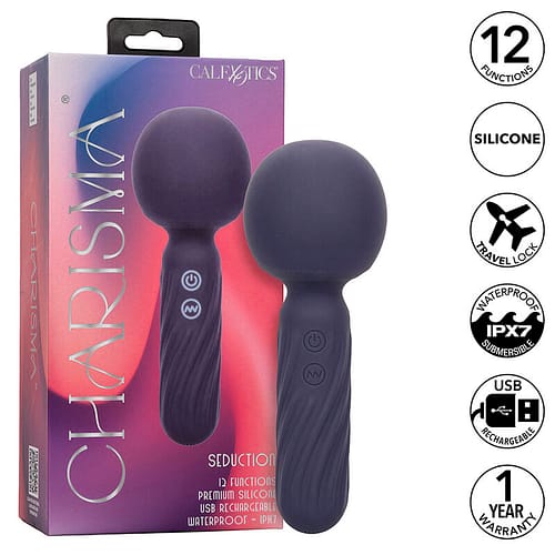 CALEXOTICS - CHARISMA FÖRFÖRELSE MASSAGEAPPARAT 12 FUNKTIONER 17,75 CM X 6,25 CM LILA