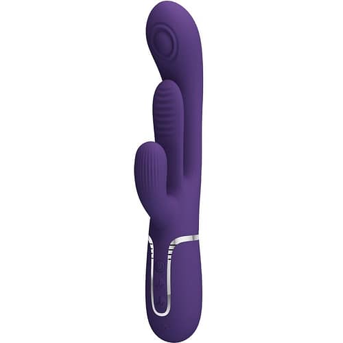 PRETTY LOVE - SHANIA TRIPLE RABBIT VIBRATOR MULTIFUNKTION LILA