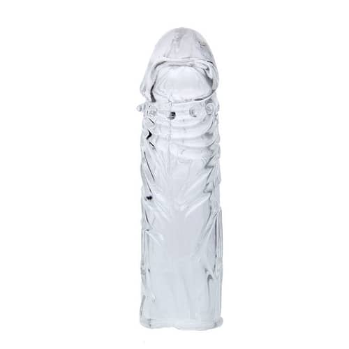 BAILE - LILA SKYDD FÖR PENIS I ANPASSNINGSBART SILIKON 13 CM