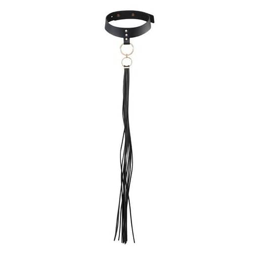 BIJOUX INDISCRETS MAZE - CHOKER MED TOFSAR SVART