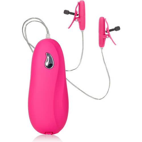 CALEXOTICS - VIBRATORER FÖR UPPVÄRMDA BRÖSTVÅRTOR ROSA
