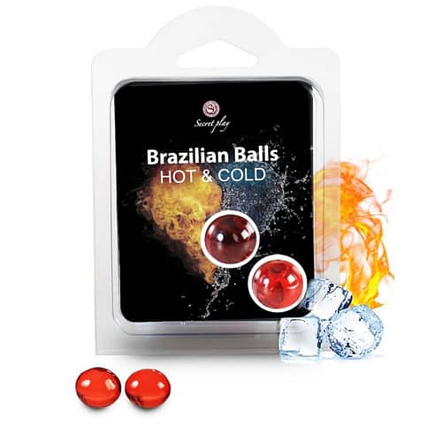 SECRETPLAY - BRASILIANSKA BOLLAR VÄRME-KYLA-EFFEKT 2 ENHETER
