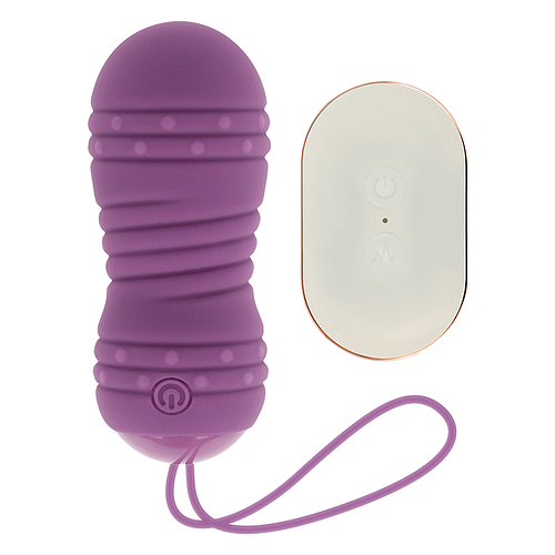 OHMAMA - FJÄRRSTYRT ROTERANDE ÄGG 7 MÖNSTER LILA
