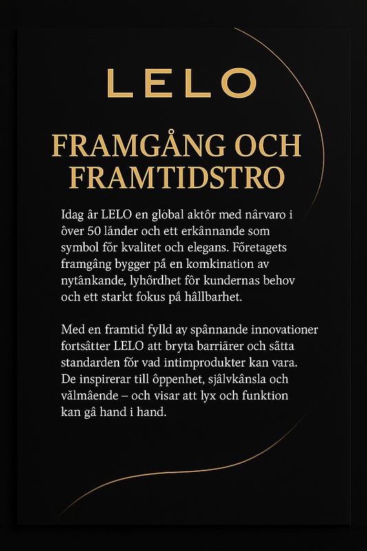 LELO - Textplansch om företagets framgång och framtidstro i lyxsegmentet.