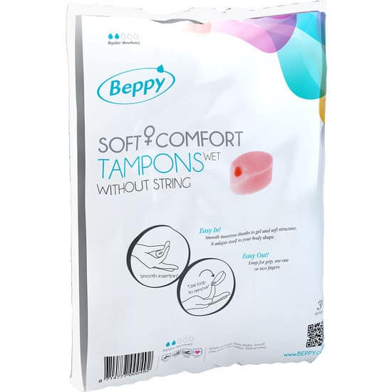 BEPPY - MJUK KOMFORT TAMPONGER VÅT 30 ENHETER