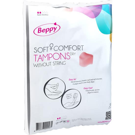 BEPPY - TAMPONGER MED MJUK KOMFORT, TORRA 30 ENHETER