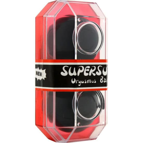 SEVEN CREATIONS - SUPERSOFT ORGASMIC BALLS BLACK - Image 2
