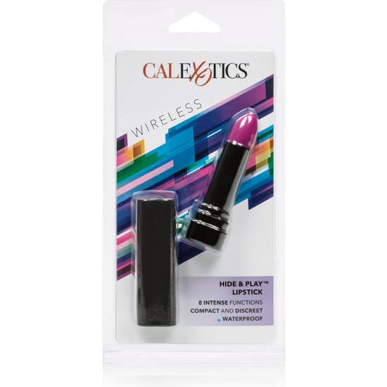 CALEXOTICS - HIDE  PLAY PURPLE LIPSTICK STIMULATOR - Image 2