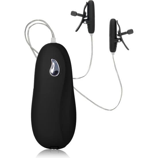 CALEXOTICS - VIBRERANDE UPPVÄRMDA BRÖSTVÅRTOR TEASERS SVART