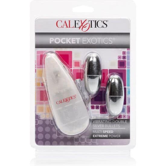 CALEXOTICS - VIBRATING BULLETS SILVER DUO - Image 3