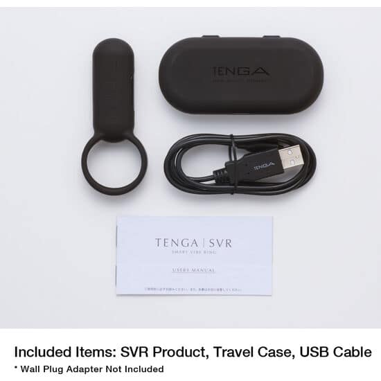 TENGA - SVR SMART BLACK VIBRATOR RING - Image 3