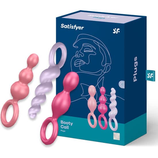 SATISFYER - ANAL PLUGS SET 3 PCS TRICOLOR - Image 2