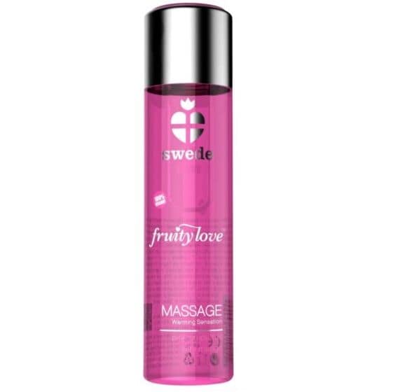 SWEDE - FRUITY LOVE MASSAGEOLJA MED VÄRMANDE EFFEKT ROSA GRAPEFRUKT MED MANGO 60 ML