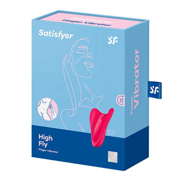 SATISFYER - HIGH FLY FINGER VIBRATOR FUCHSIA - Image 4