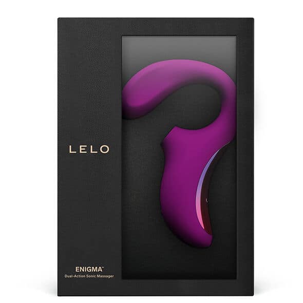 LELO - ENIGMA DOUBLE SUCTION STIMULATION PURPLE MASSAGER - Image 2