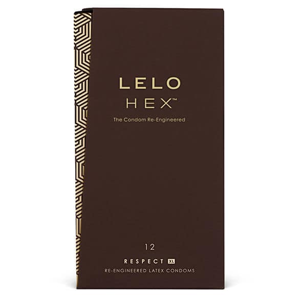 LELO HEX Respect XL kondomer 12-pack – extra stora