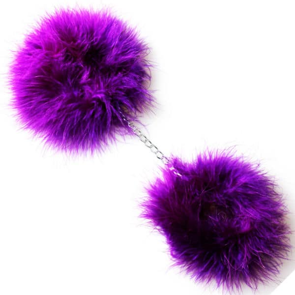 SECRETPLAY - PURPLE MARABOU HANDCUFFS - Bild 3