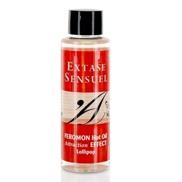 EXTASE SENSUAL - MASSAGEOLJA MED VÄRMEEFFEKT OCH PIRULET-FEROMONER 100 ML