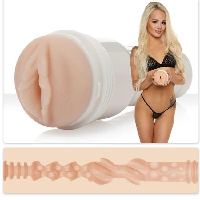 FLESHLIGHT - ELSA JEAN VAGINA TASTY + UNIVERSAL LAUNCH + AQUA QUALITY LUBRICANT 50 ML - Bild 2