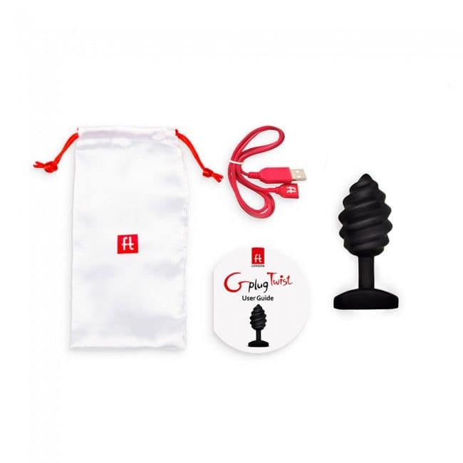 G-VIBE - GPLUG TWIST WITH VIBRATION BLACK - Image 2