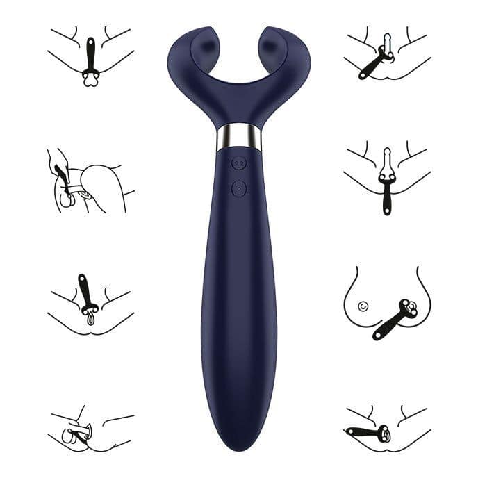 SATISFYER - ENDLESS FUN MULTI VIBRADOR 3 AZUL - Bild 4