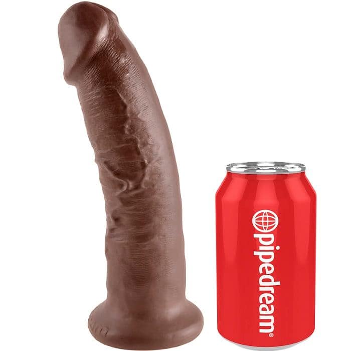 KING COCK - 9 DILDO BROWN 22.9 CM - Image 3