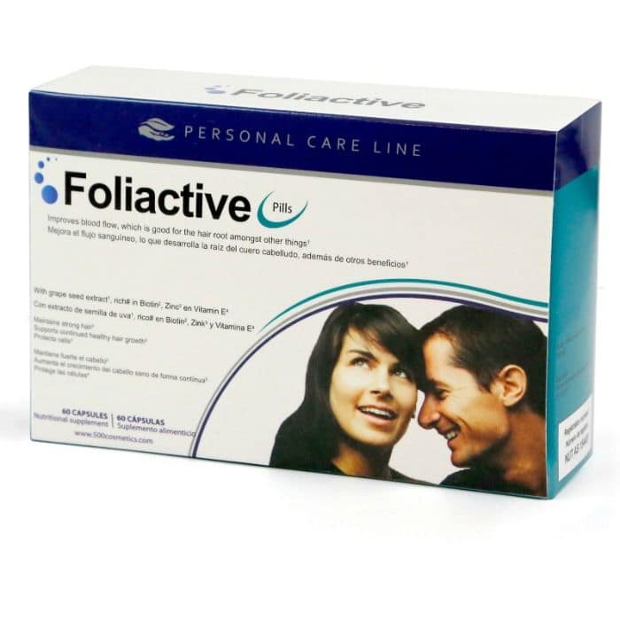 500 COSMETICS - FOLIACTIVE PILLS FOOD SUPPLEMENT HAIR LOSS - Image 2