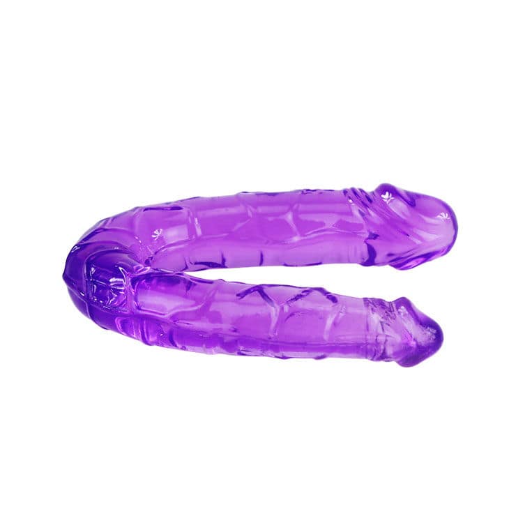 BAILE - DOUBLE DILDO IN LILAC FLEXIBLE JELLY - Bild 2