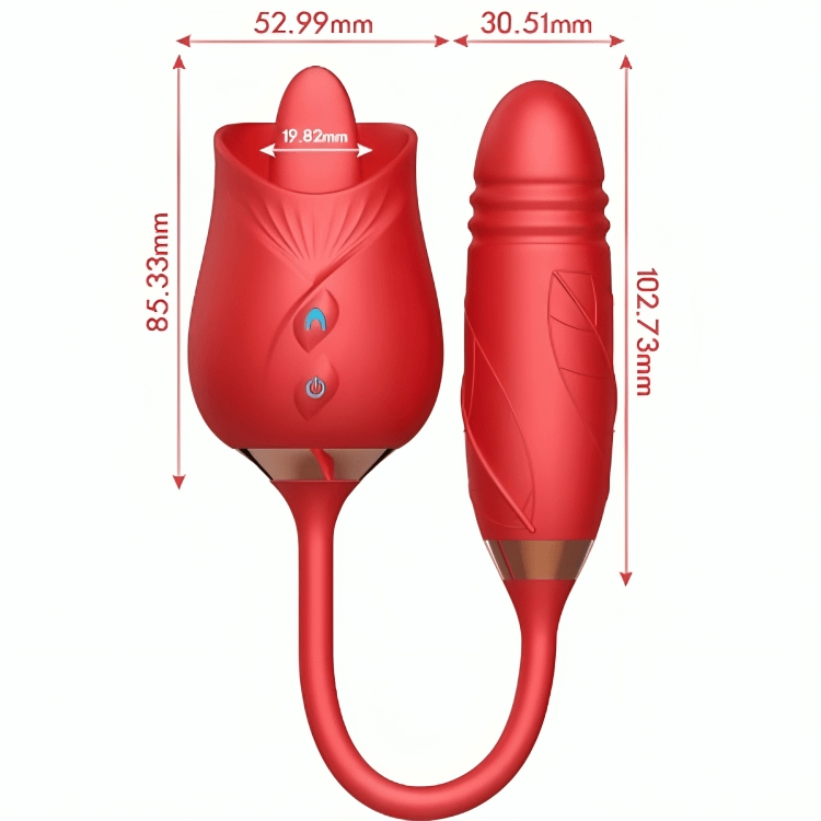 ARMONY - DELIGHT FLOWER VIBRATOR THRUSTING WITH RED TONGUE - Image 2