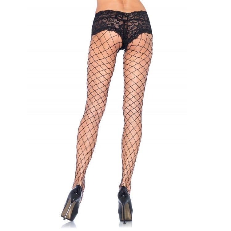 LEG AVENUE - NET PANTS WITH LACE SHORTS - Image 2