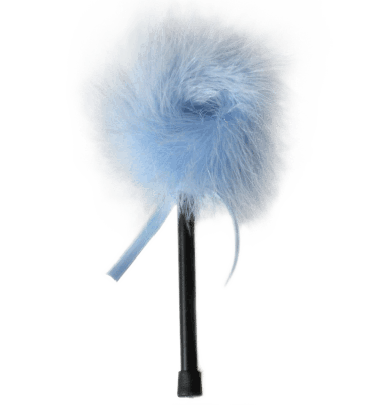 SECRETPLAY - LIGHT BLUE MARABOU DUSTER - Image 3