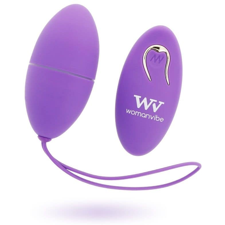 WOMANVIBE - ALSAN SILICONE REMOTE CONTROL EGG PURPLE - Bild 2