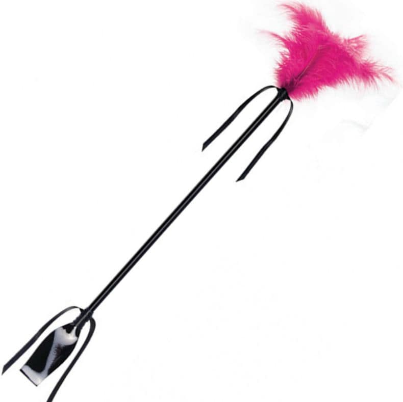 SECRETPLAY - BLACK AND FUCHSIA WHIP  FEATHER - Bild 2