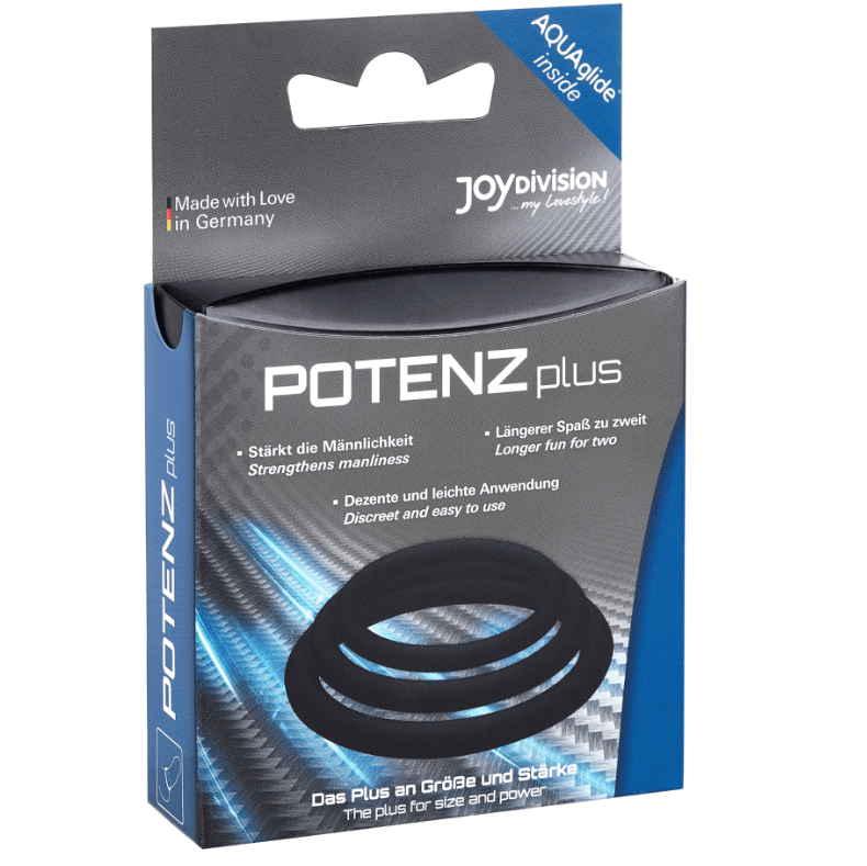 JOYDIVISION POTENZDUO - PLUS 3 BLACK RINGS SET - S, M, L - Bild 3