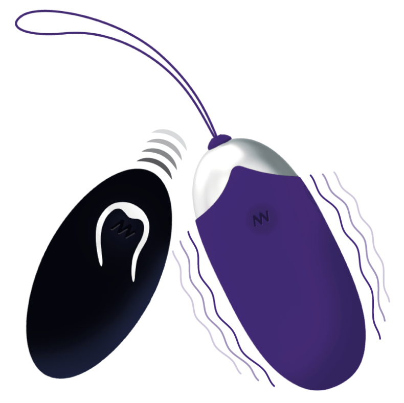 INTENSE - FLIPPY II VIBRATING EGG WITH REMOTE CONTROL PURPLE - Image 2