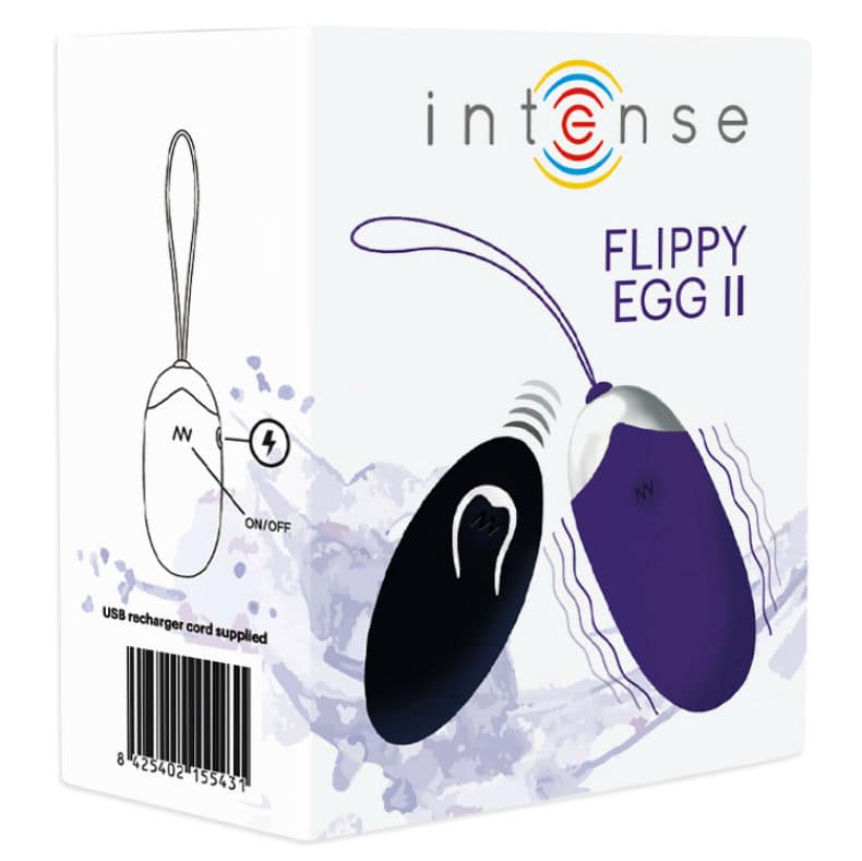 INTENSE - FLIPPY II VIBRATING EGG WITH REMOTE CONTROL PURPLE - Image 5