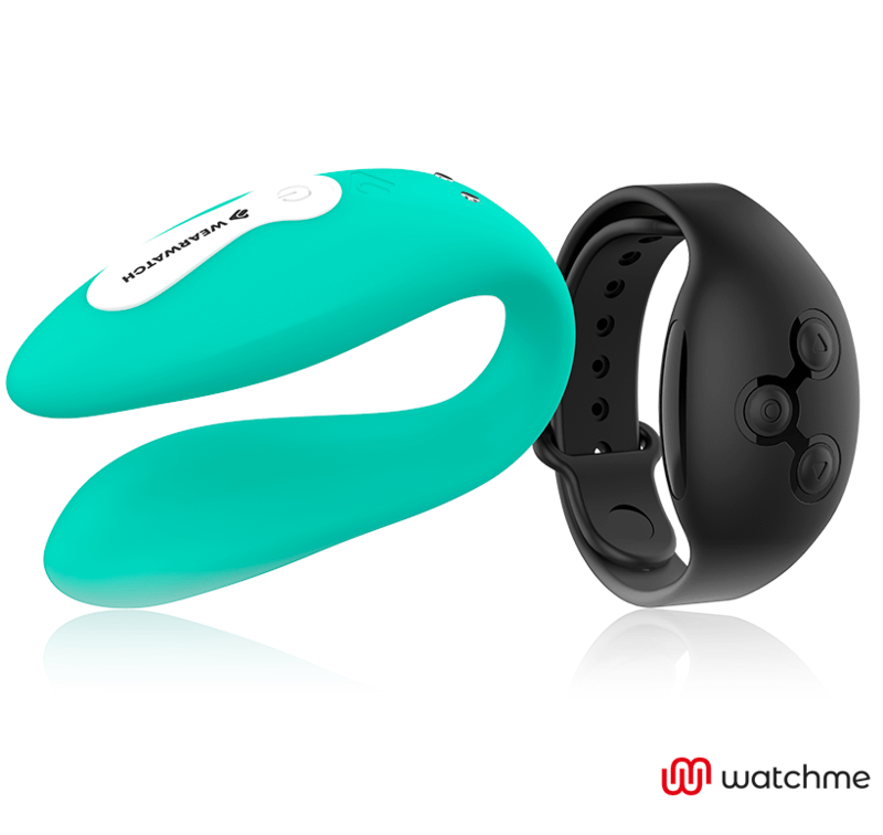 WEARWATCH - DUAL TECHNOLOGY VIBRATOR WATCHME AQUAMARINE / JET - Image 3