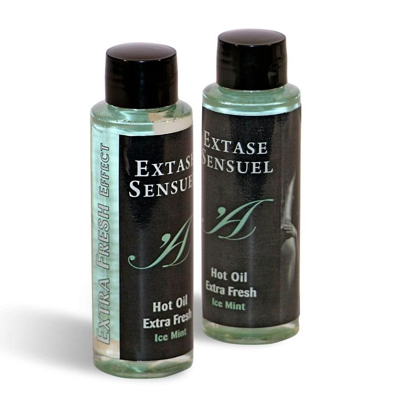EXTASE SENSUAL - MASSAGE OIL WITH EXTRA FRESH ICE EFFECT 100 ML - Bild 2