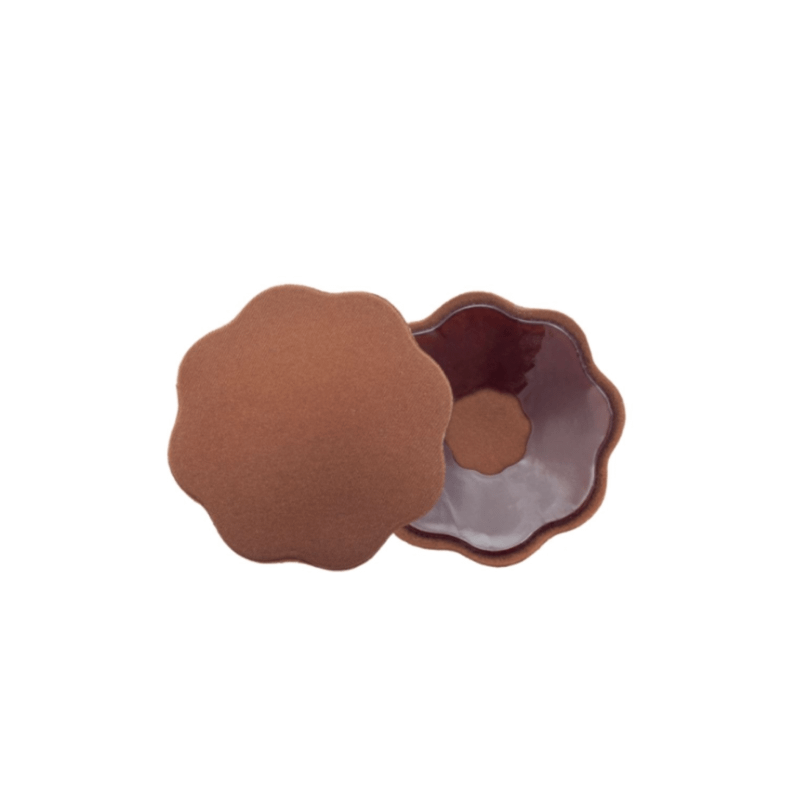 BYE-BRA - REUSABLE NIPPLE CUPS 2 UNITS BROWN - Bild 2